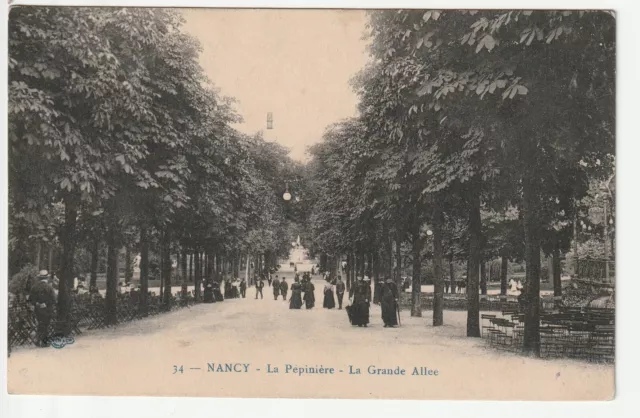 NANCY - CPA 54 - LA PEPINIERE - la grande allée