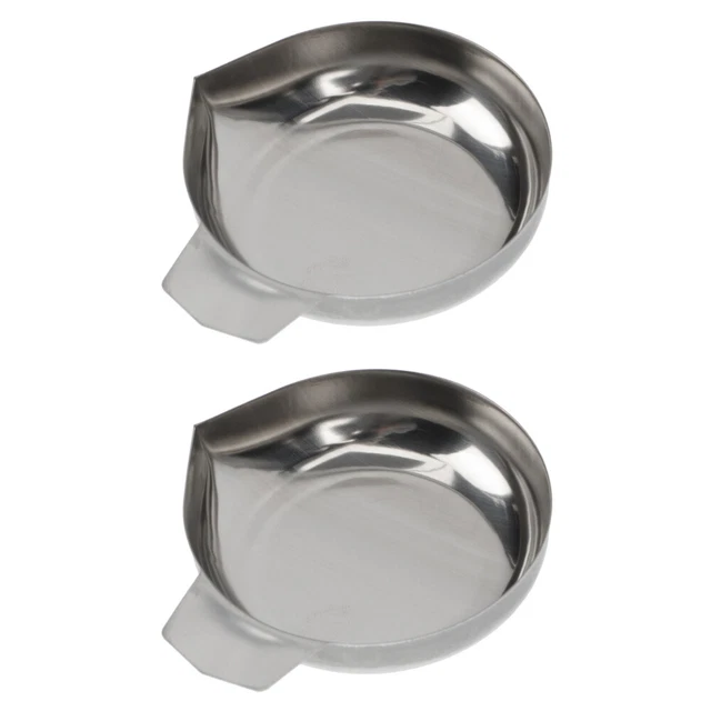 2 piezas bandeja mecánica bandeja pan escala bandeja metal cuencos pequeños