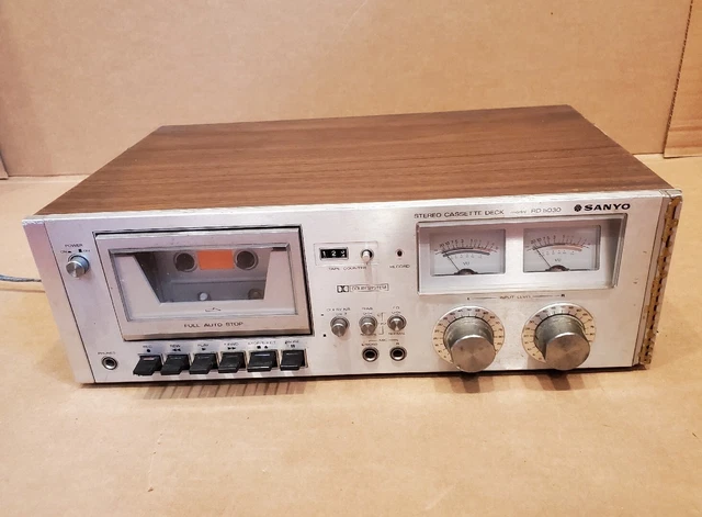 Vintage Sanyo RD 5030 Stereo Cassette Deck Dolby System. As-Is For Parts/ Repair Vintage Sanyo RD 5030 Stereo Cassette Deck Dolby System. As-Is For Parts/ Repair