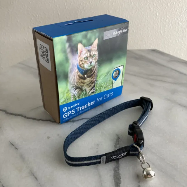 Tractive GPS Pet Tracker for Cats - Waterproof, GPS Location READ