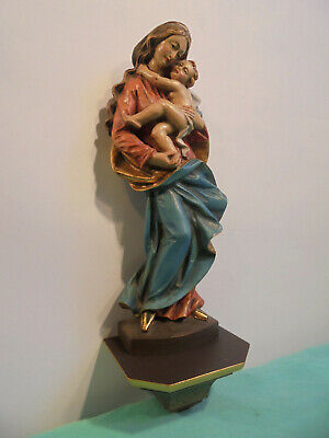 Holy Mary With The Jesus Child Height = With Console 11 13/16in
