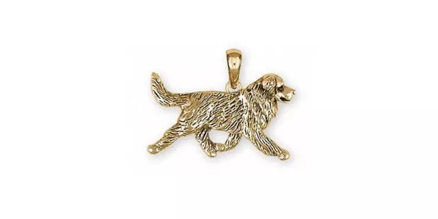 Bernese Mountain Dog Pendant Jewelry 14k Gold Handmade Dog Pendant BMD32X-PG