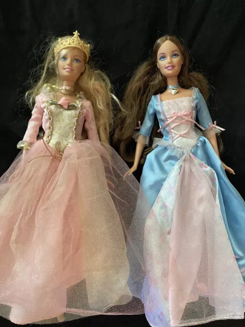 Barbie Princess And The Pauper Singing Anneliese And Erika Dolls - Untested Read