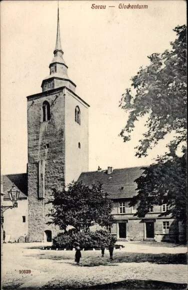 Ak Żary Sorau Niederlausitz Ostbrandenburg, Glockenturm - 10438497