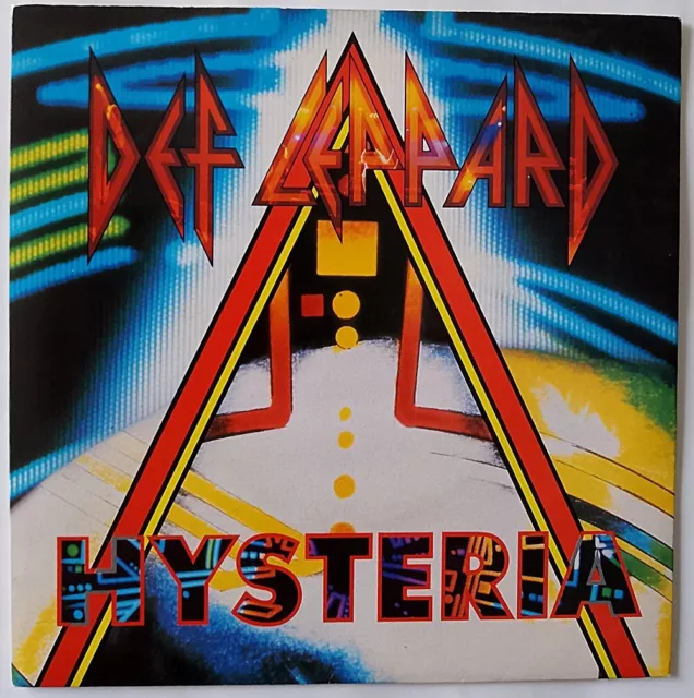 DEF LEPPARD Vinyl Hysteria Original 1987 UK Vinyl Record 7 Inch Single