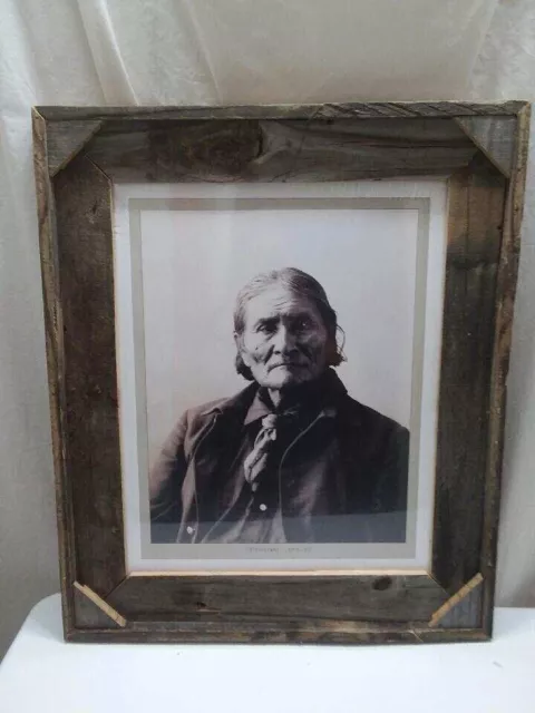 Edward Curtis Photo - Geronimo - Apache- Beautiful Reprint 16X20 Christmas Gift