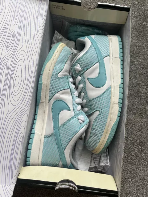 NIKE SB HIGH Hair Aqua Net Blue Dunk Low 2006 Trainers 150.00 PicClick UK