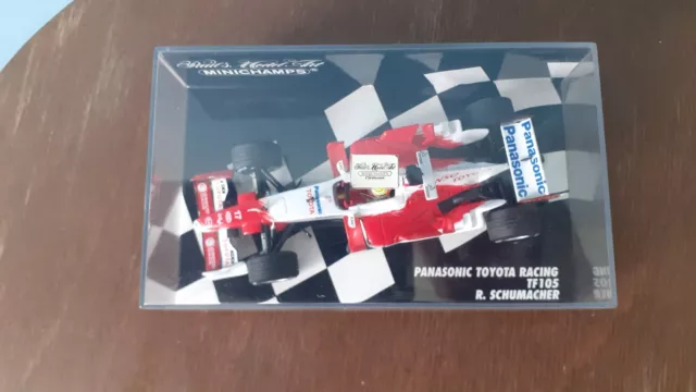 F1 Panasonic Toyota Racing Tf1 05 R .Schumacher Minichamps 1/43