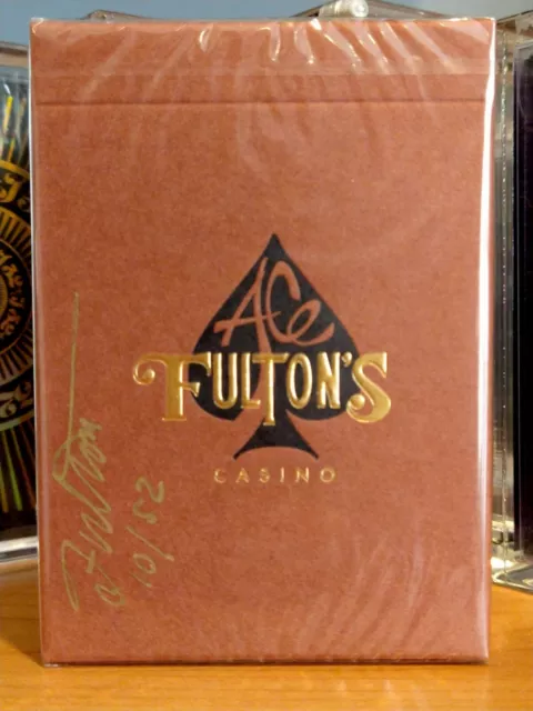 Ace fulton's casino vintage back clearance