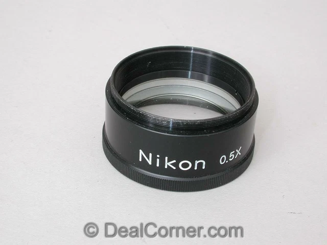 Nikon Microscope 0.5x Auxiliary Objective