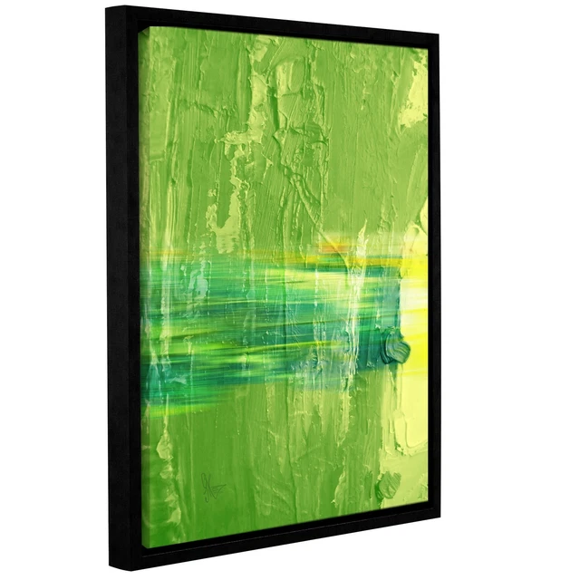 Scott Medwetz 'Mantiss' Gallery-wrapped Floater-framed  Large