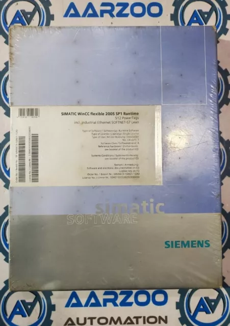 Siemens Simatic WinCC Software flexible 2005 SP1 Runtime 6AV6613-1DA01-1CA0
