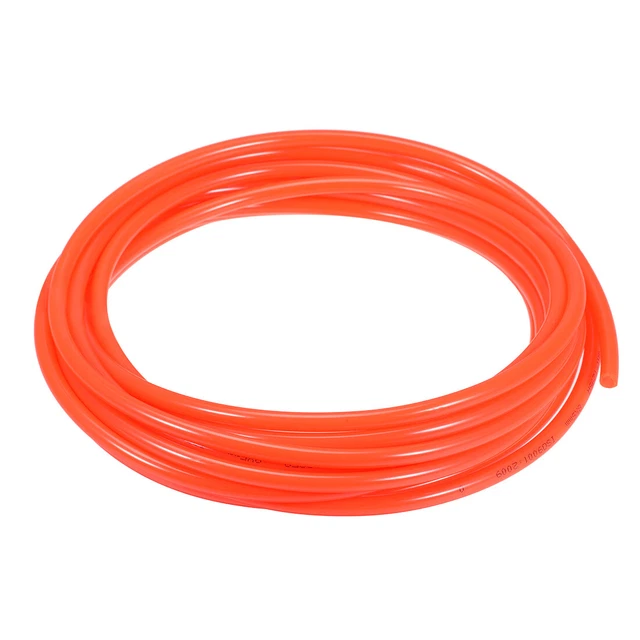 Neumática Aire Tubería, 8mm OD x 5mm ID 7m (275") PU Poliuretano Naranja