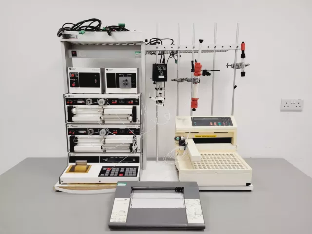 Pharmacia Biotech Fplc System & Ständer - Lcc 501 Plus,P-500,UV-1,REC112 Labor