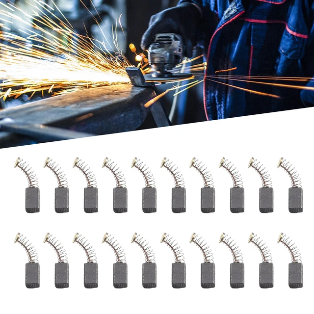 Lot De 10 Balais De Charbon Pour Perforateurs Makita DH24PX, DH24PC3, DH26PX… - Remplacement Moteur - 5