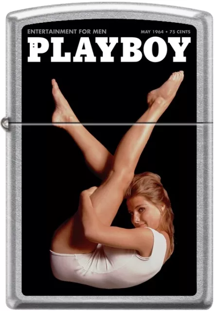 Zippo Playboy May 1964 Cover Street Chrome Windproof Lighter NEW RARE