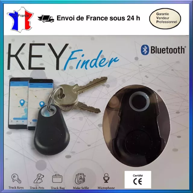 Traceur Bluetooth pour chien chat voiture clé valise Smartphone Certifié CE