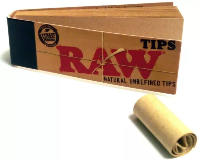 RAW CLASSIC King Size Slim Rolling Papers Vegan 110mm + Roach 3