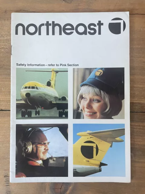 Northeast British Airways Airline Cambrian - Rare Booklet - Aviation Plane Jet