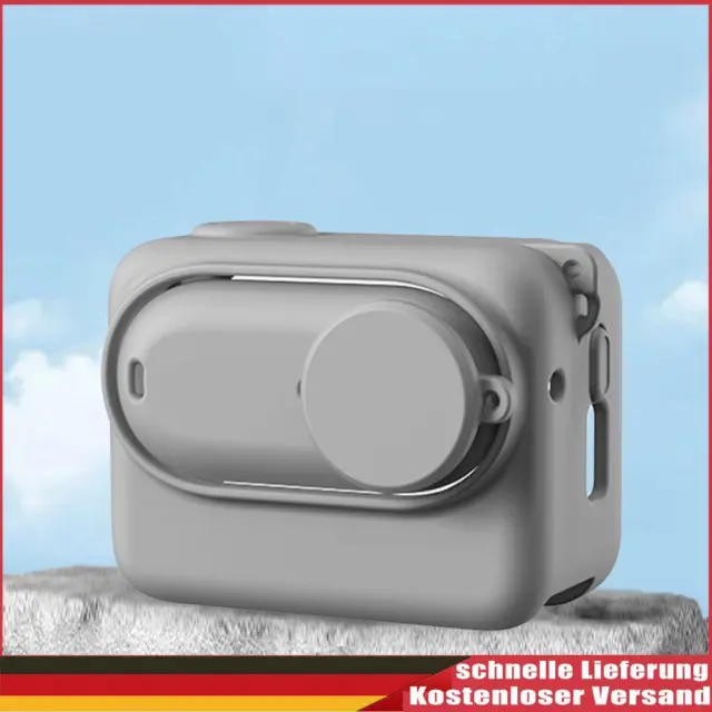 Kameratasche Silikon Kameratasche Mini Aufbewahrungstasche für Insta360 GO3 (Gra