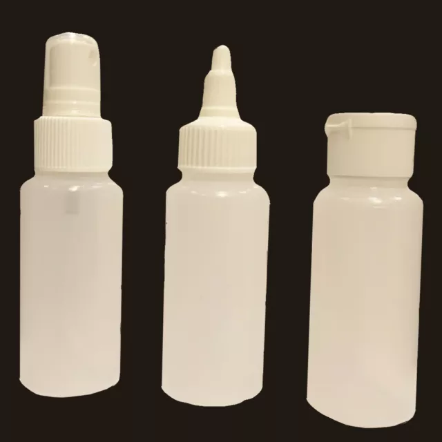 60ml Plastic Bottles HDPE & Caps Cosmetic Antibacterial  Bottles Bulk Supply