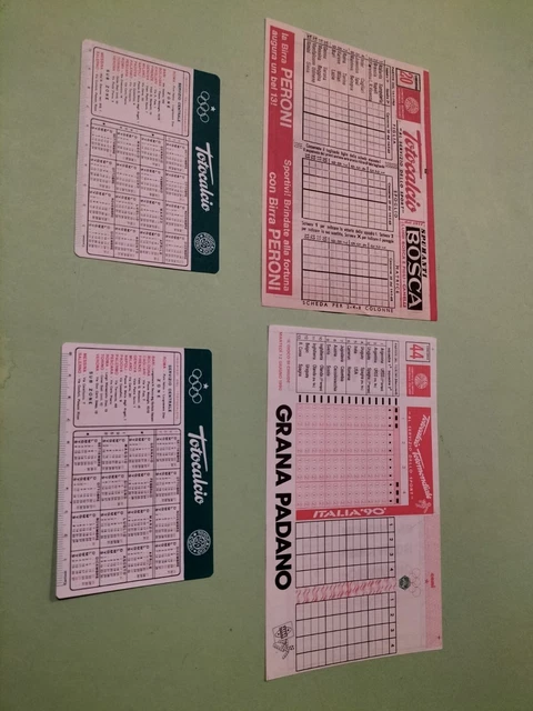 Lotto De 171 Tickets De Totocalcio Des Années 60 – Joués Quasi Toutes Octuples – Rare