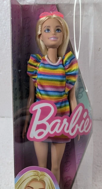Barbie With Braces Doll Barbie Fashionistas Doll #197 With Blonde Hair &  Braces - Rainbow Dress & Accessories Made To Move Barbie Mattel Fashionistas  Doll