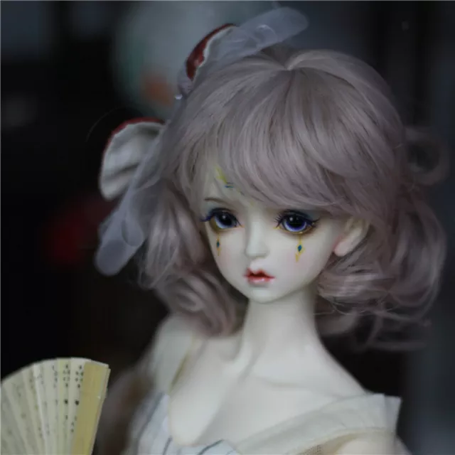 BJD Doll Full Wig 9-10inch 22-24cm for 1/3 SD DZ DOD  Dollfie Curly Hair