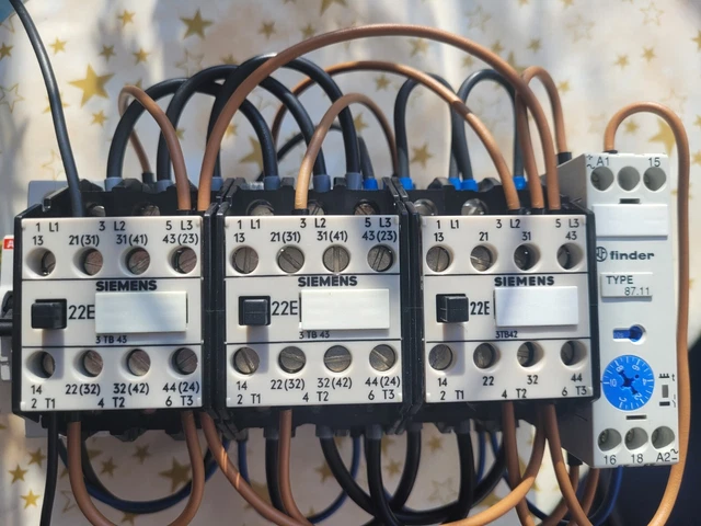 AUTOMATISCHE STERN DREIECK Schaltung bis 11 KW mit Siemens Schützen