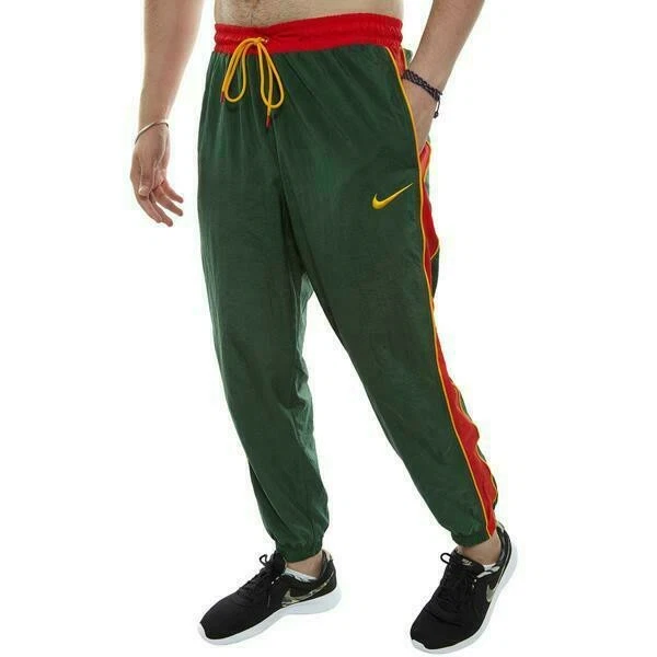Men's woven deals tracksuit basketball pants