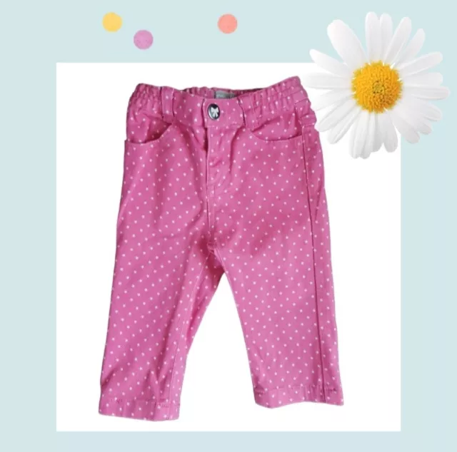 Pantalon - Rose - Grain de blé - 6 mois