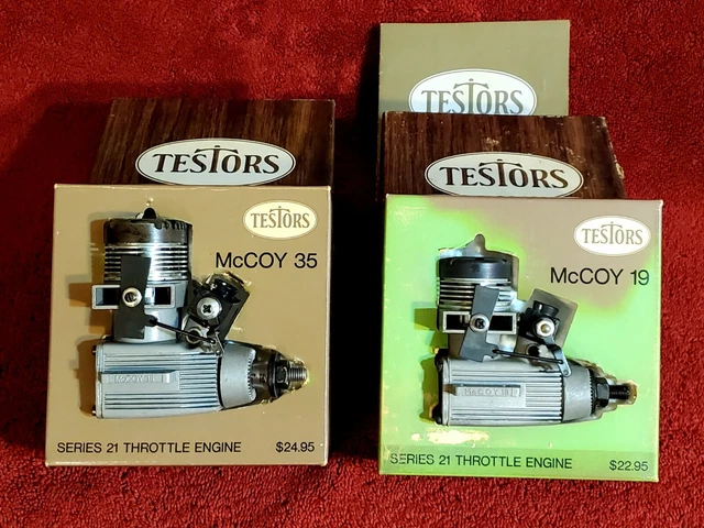 MCCOY TESTORS COLLECTOR 35 19 RC engine NIB lot $110.00 - PicClick