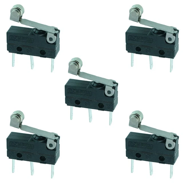 5 X 17MM Roller Lever Waterproof Microswitch SPDT 3A Micro Switch $32. ...
