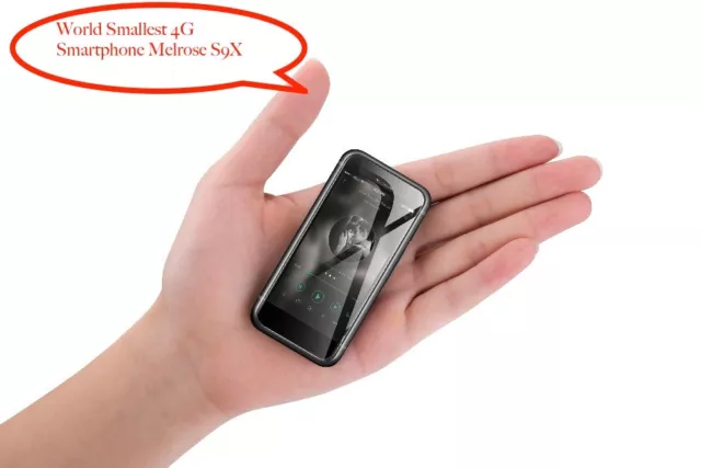 World Smallest 4G LTE Smartphone 2.45" Melrose S9X Android Ultra Slim Mini Phone World Smallest 4G LTE Smartphone 2.45" Melrose S9X Android Ultra Slim Mini Phone