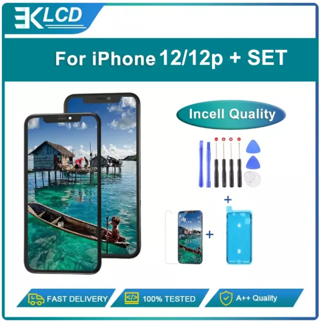 Display Set für iPhone 12 / 12 Pro Retina LCD OLED HD Bildschirm 3D Touch Screen