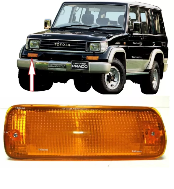 Front Right Turn Indicator Lamp  For Toyota Land Cruiser Lt79 Rj77 Lj72 1989-