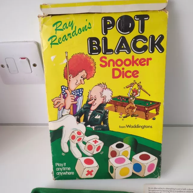 Ray Reardon's Pot Gioco di dadi biliardo neri