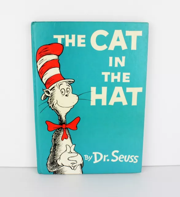 The Cat In The Hat by Dr Seuss UK 1st First Edition 1958 Hard Cover Vintage Rare