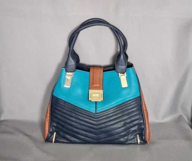 Buy Amanda Pouch Bag Beige / Turquoise