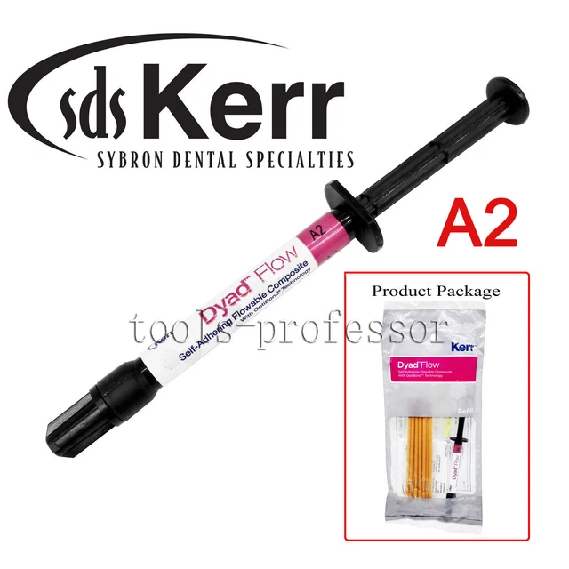 Dental KERR Dyad Flow Composite Self-Adhering Flowable No Need For Adhesive A2