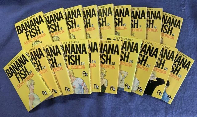 BANANA FISH VOL. 1-19 Manga Comic Complete Set Akimi Yoshida in