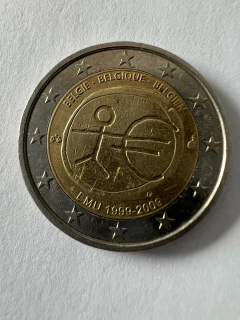 2 Euro Munze Letzebuerg 1999 Bis 2009 Fehlpragung 2 EURO MÜNZE Strichmännchen Fehlprägung Belgien EMU 1999-2009 EUR 1.000