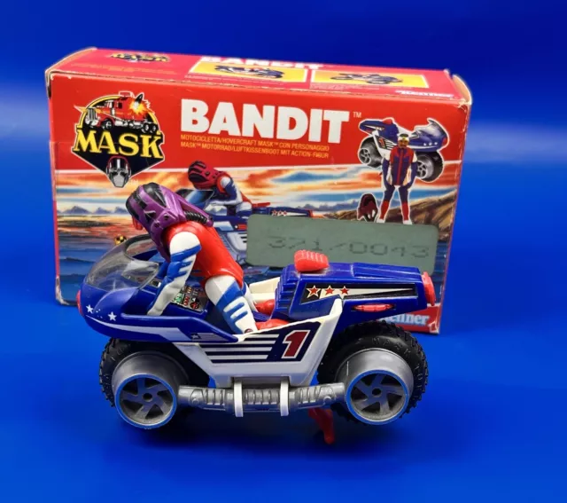 Vintage Kenner M.A.S.K. Bandit with Ali Bombay & Mask - Boxed - Complete