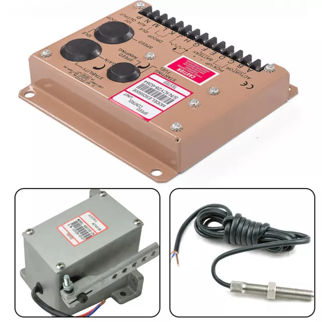 ESD5500E Speed Controller Set w/ MSP6729 Magnetic Speed Sensor + ADC120 Actuator
