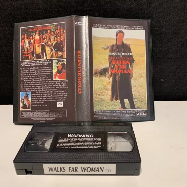 THE LEGEND OF WALKS FAR WOMAN Rare Ex Rental VHS Video VCL