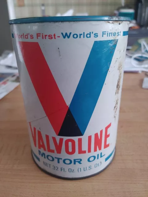 Valvoline Motor Oil 1 Quart Oil Can Qt Full