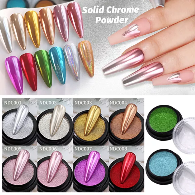 Magic Mirror Powder Nail Glitter Dust Metallic Effect Chrome Pigment Manicure
