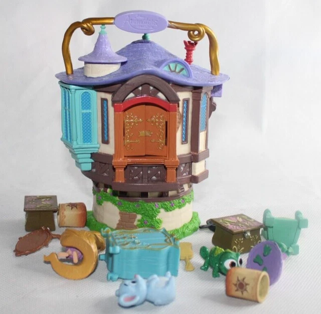 DISNEY ANIMATORS' COLLECTION Littles Rapunzel Tower Micro Playset