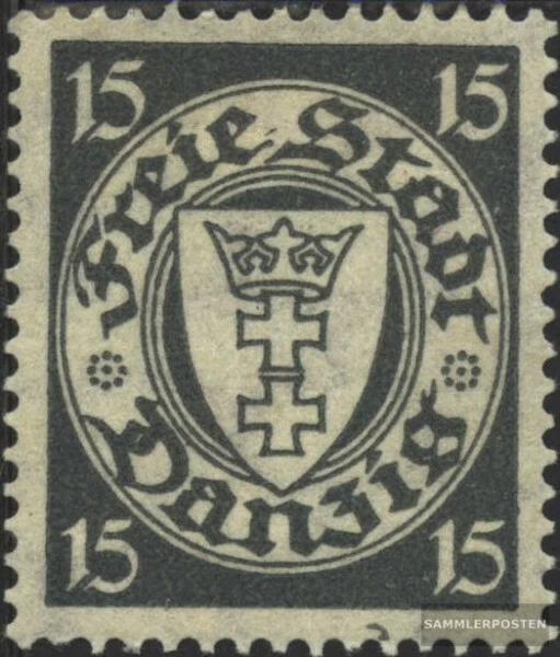 Gdansk 195x Un testés oblitéré 1924 Etat Emblem