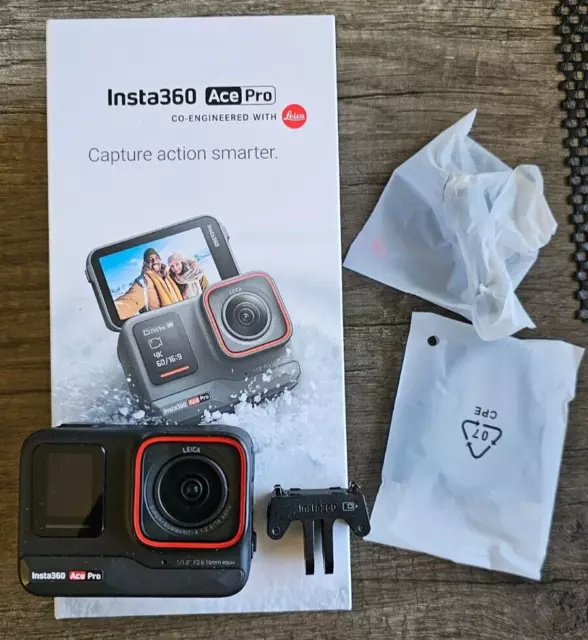 Insta360 Ace Pro Leica AI 8K HDR Waterproof Action Camera + Accessories